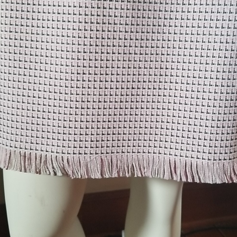 COPY - HOST PICK ~ LOFT tweed fringe-hem dress